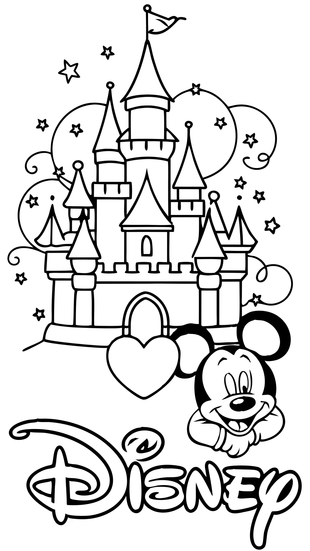 pages imprimables à colorier Disney